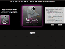 Tablet Screenshot of live-visio.com